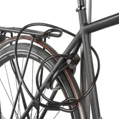 Ringloop Frame Lock with Cable, Black