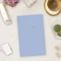 Ivory Paper Co 2024 Planner 8"x5" Weekly/Monthly Bookbound Light Gray Blue
