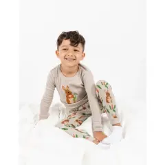 Leveret Kids Two Piece Cotton Easter Pajamas