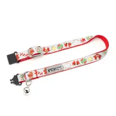 The Worthy Dog Cookies for Santa Paws Breakaway Adjustable Cat Collar