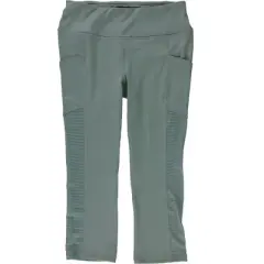 Reebok Womens Focus Capri Compression Athletic Pants