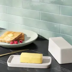 Stoneware Butter Dish White - Threshold&trade;