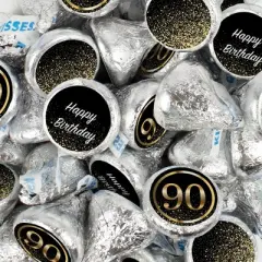 90th Birthday Candy Party Favors Chocolate Hershey's Kisses Bulk