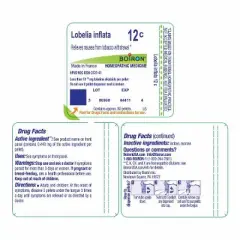 Lobelia Inflata 12C by Boiron Homeopathic Single Medicine For Stress & Sleep  -  80 Pellet