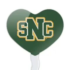 St. Norbert College Primary Logo Heart Love Cupcake Picks Toppers Decoration Set of 6