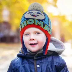 Thomas & Friends Boys Winter Hat And Mittens Set, Kids Ages 2-4