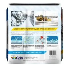 Safe Thaw Industrial Strength Salt Free Pet Safe Snow Ice Melter and Traction Agent for Concrete, Asphalt, and More, 30 Pound Flexicube Pail