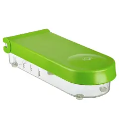 Prepworks Onion Chopper Green: Manual Vegetable Dicer, Dishwasher-Safe, ABS & Stainless Steel