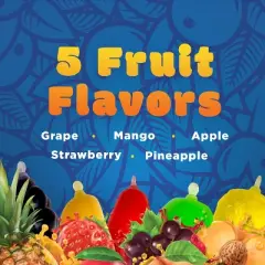 Funtasty Squeezable Fruit Jelly Candy - 8 Count Bag, Assorted Flavors