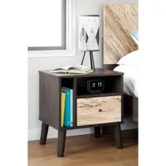 Piperton Nightstand Black/Gray - Signature Design by Ashley
