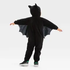 Toddler Bat Halloween Costume Jumpsuit - Hyde and EEK! Boutique&trade; Black