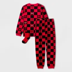 Boys' Marvel Spider-Man 2pc Pajama Set with Socks - Red
