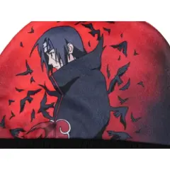 Naruto Shippuden Itachi Akatsuki Shinobi Organization Cuffed Pom Beanie Hat Black