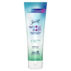 Secret Whole Body Deodorizing Feminine Body Wash - Light & Fresh - 8fl oz