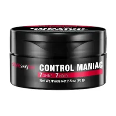 Sexy Hair CONTROL MANIAC Styling Wax (2.5 oz) Sexyhair Definition and Long Lasting Shapes and Hair Styles