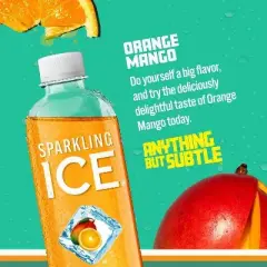 Sparkling Ice Orange Mango - 17 fl oz Bottle