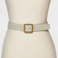Women's Buckle Belt - Universal Thread&trade; Taupe