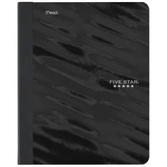 Five Star Active Comp Book Black Wide Ruled 80ct
