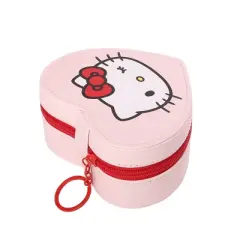 Sanrio Hello Kitty Heart Shaped Jewelry Travel Case