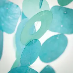 Woodstock Windchimes Ocean Breeze Capiz Chime, Wind Chimes For Outside, Wind Chimes For Garden, Patio, and Outdoor Decor, 25"L