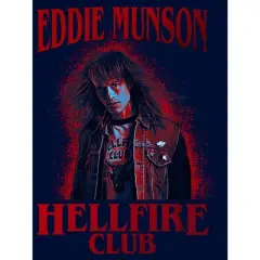 Boy's Stranger Things Hellfire Club Eddie Munson T-Shirt