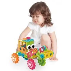 PicassoTiles&reg; Engineering Construction Building Set, 250 Pieces