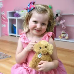 Sophia&rsquo;s Plush Puppy with Carrier and Accessories for 18" Dolls