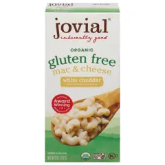 Jovial Organic Organic Gluten Free Mac and Cheese White Cheddar - Case of 12/6 oz
