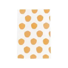 carol & frank Ochre Dot Towel