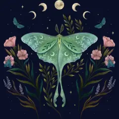 Junior's Design By Humans Luna and Forester By EpisodicDrawing T-Shirt