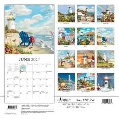 Browntrout 2024 Wall Calendar 12"x12" A Guiding Light