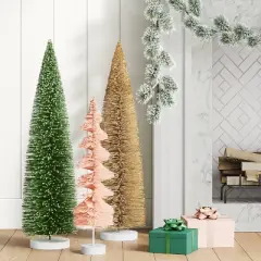 
36" Christmas Bottle Brush Tree Sculpture - Wondershop&trade;