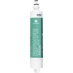 GE Appliances RPWFE Replacement Refrigerator Water Filter: Filters Pharmaceuticals, Asbestos, Mercury, Lead, Pesticides