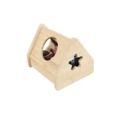 Hudson Baby Infant and Toddler Wood and Silicone Shape Sorter Toy, Multicolor, One Size