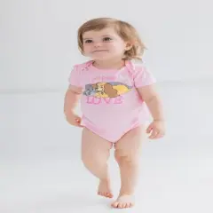 Disney Classics 101 Dalmatians Bambi Dumbo 5 Pack Short Sleeve Bodysuits