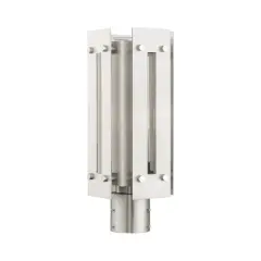 Livex Lighting Utrecht 1 - Light Post Light in  Brushed Nickel