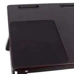 Sofia + Sam Multi-tasking Laptop Bed Tray - Left Handed - Walnut