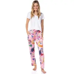 Sailor Moon Women's Allover Character Print Adult Lounge Pajama Pants