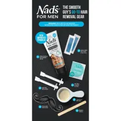 Nad's Men's Hair Removal Manscaping Kit - 4ct