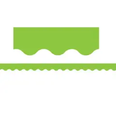 Teacher Created Resources&reg; Lime Scalloped Border Trim, 35 Feet Per Pack, 6 Packs