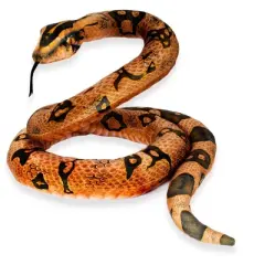 Underwraps Real Planet Python Brown 118 Inch Realistic Soft Plush