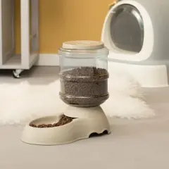 PawsMark Automatic Self Dispensing Gravity Pet Feeder for Cats and Dogs - Large Capacity