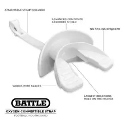Battle Sports "Wanted" Oxygen Lip Protector Football Mouthguard