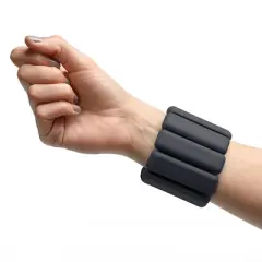 Link Adjustable Wearable Wrist and Ankle Weights Set of 2 (1 lb Each) Durable Functional & Fashionable Pilates Yoga Dance Aerobic Walking Cardio