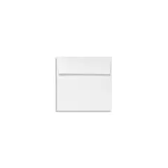 LUX 5 x 5 Square Envelopes 2 11/16 x 3 11/16  White Linen 8505-WLI-50