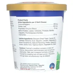 NaturVet Coprophagia, Stool Eating  Deterrent, + Breath Aid, For Dogs, 70 Soft Chews, 5.4 oz (154 g)