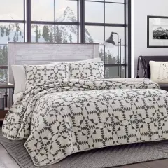 Arrowhead Reversible Quilt Set Charcoal - Eddie Bauer