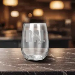 NHL Dallas Stars The Vino Stemless 17oz Wine Glass - Clear