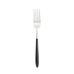 Fortessa Tableware Solutions 20pc Velo Flatware Set Black: Modern 18/10 Stainless Steel, Dishwasher-Safe, Service for 4