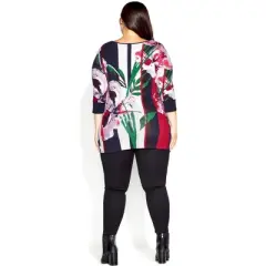 Women's Plus Size Romy Top - berry | AVENUE